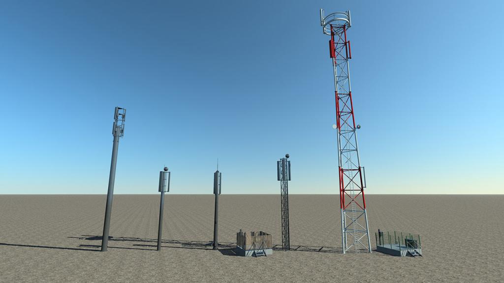 Cell Towers and GSM Antennas