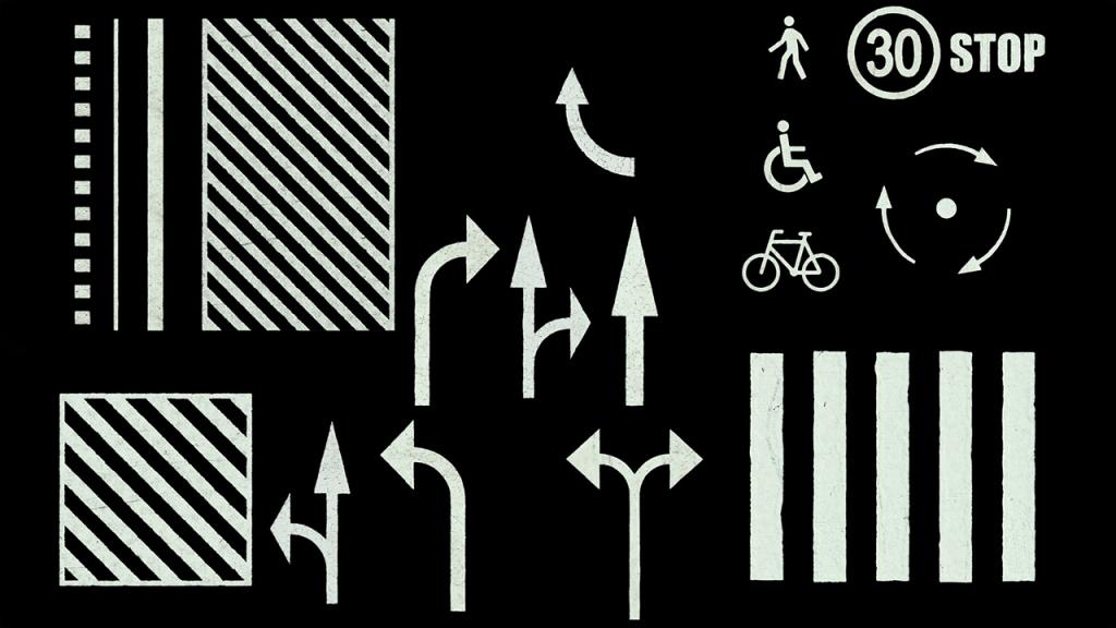 Road Markings Decals V2